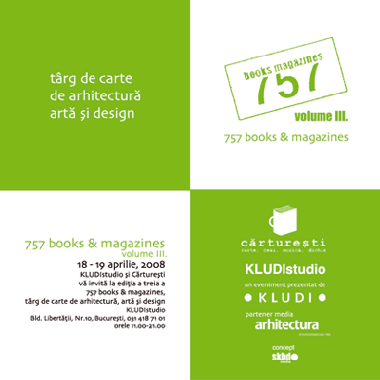 Târg de carte de arhitectură, artă & design 757 volumeiii Târg de carte de arhitectură, artă & design