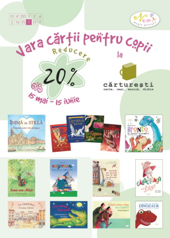 Vara cărţii pentru copii promotie nemira Vara cărţii pentru copii
