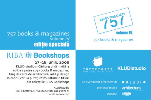 mkt carturesti kludi riba Târg de carte de arhitectură, artă & design