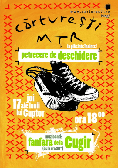 Cărtureşti MŢR afis petrecere mtr net Cărtureşti MŢR