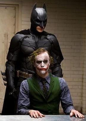 bat and joker Guess whos back? The Dark Knight. And the Joker!