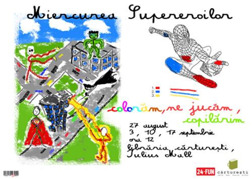 super eroi web Miercurea supereroilor în Cluj şi Timişoara