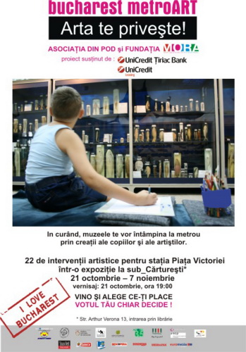 expometroart Bucharest metroART. Arta te priveşte!