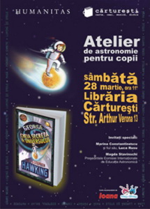 atelierdeastronomie Atelier de astronomie şi lectură pentru copii