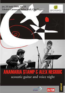 anamaria1 Anamaria Ştamp & Alex Negriuc   acoustic guitar and voice night