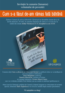 Lansare de carte Cum s a făcut de am rămas fată bătrână cumsafacutdeamramasfatabatrana1 Lansare de carte Cum s a făcut de am rămas fată bătrână