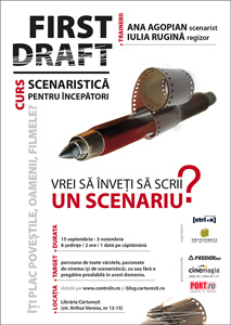 firstdraft1 First Draft. Curs de scenaristică pentru începători