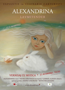 alexandrina lavmitender1 Vernisaj expoziţie cu muzică LAVMITENDER   Alexandrina 