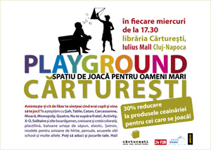 Playground Carturesti - spatiu de joaca pentru oameni mari