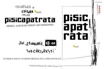 Pisica Patrata - lansare primul album de street-art romanesc
