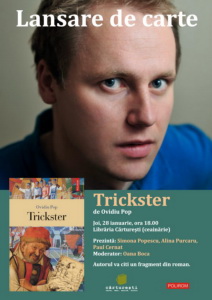 Lansare de carte Trickster - Ovidiu Pop