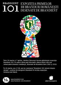 brandient1 Expoziţie design Brandient 101. Identităţi grafice româneşti