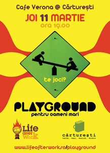 Playground, loc de joaca pentru oameni mari