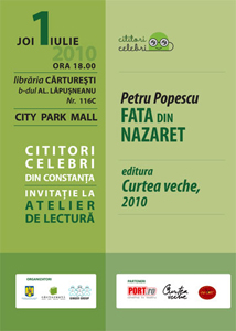 fatadinnazaret1 Cititori celebri   Cărtureşti Constanţa   Fata din Nazaret, Petru Popescu
