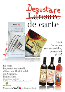 degustaredecarte1 Povestiri cârciumăreşti   lansare de carte la Café Verona