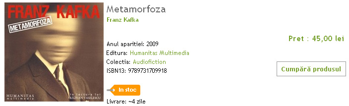 metamorfoza Ducu Darie, între Marquez şi Kafka