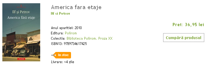 America fara etaje - Ilf si Petrov