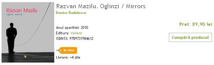 Răzvan Mazilu, un portret în oglinzi la Editura Vellant oglinzi Răzvan Mazilu, un portret în oglinzi la Editura Vellant