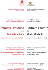 Mario Muchnik: Ultima mea vară cu Julio Cortázar afis2s Mario Muchnik: Ultima mea vară cu Julio Cortázar