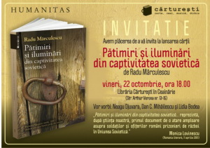 patimiri1 Lansare de carte Pătimiri şi iluminări din captivitatea sovietică   Radu Mărculescu