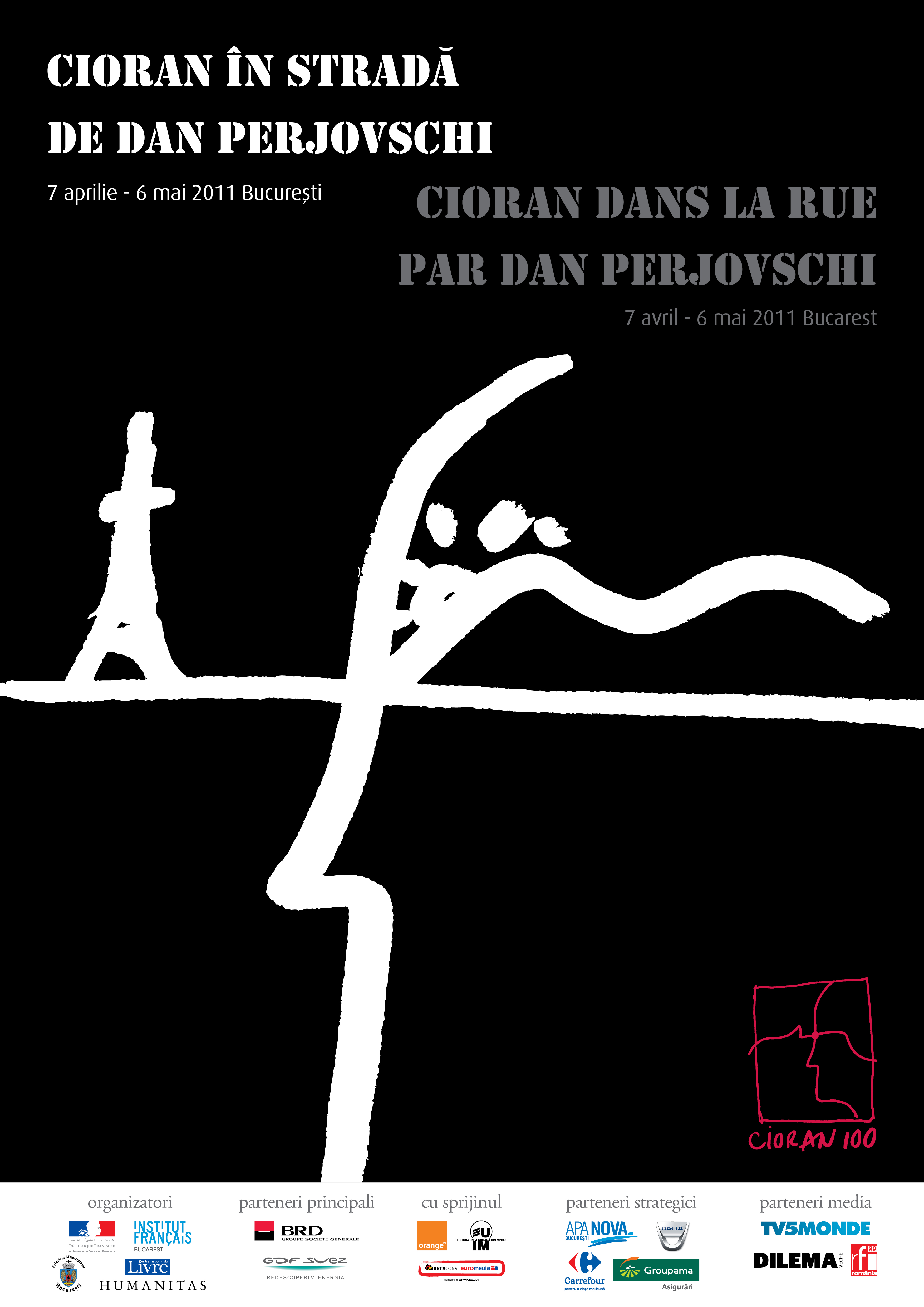 Afis%20cioran CIORAN CITIT ÎN STRADĂ DE DAN PERJOVSCHI