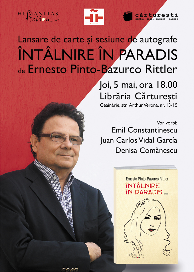 Evolve Assumption Specialty Lansare de carte şi sesiune de autografe: Întâlnire în Paradis de Ernesto  Pinto-Bazurco Rittler - Blog Carturesti