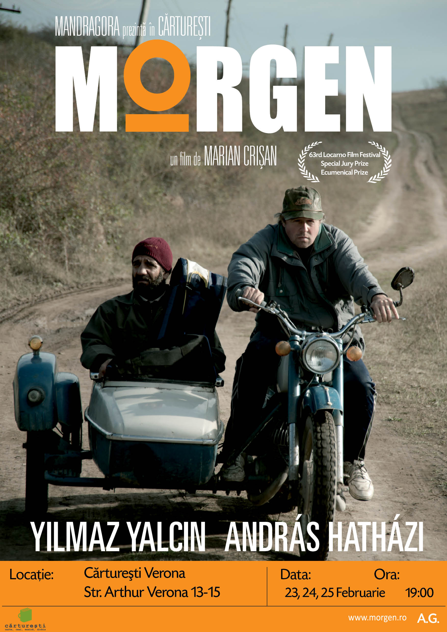 morgen MORGEN   proiecţie de film în Mansarda Cărtureşti