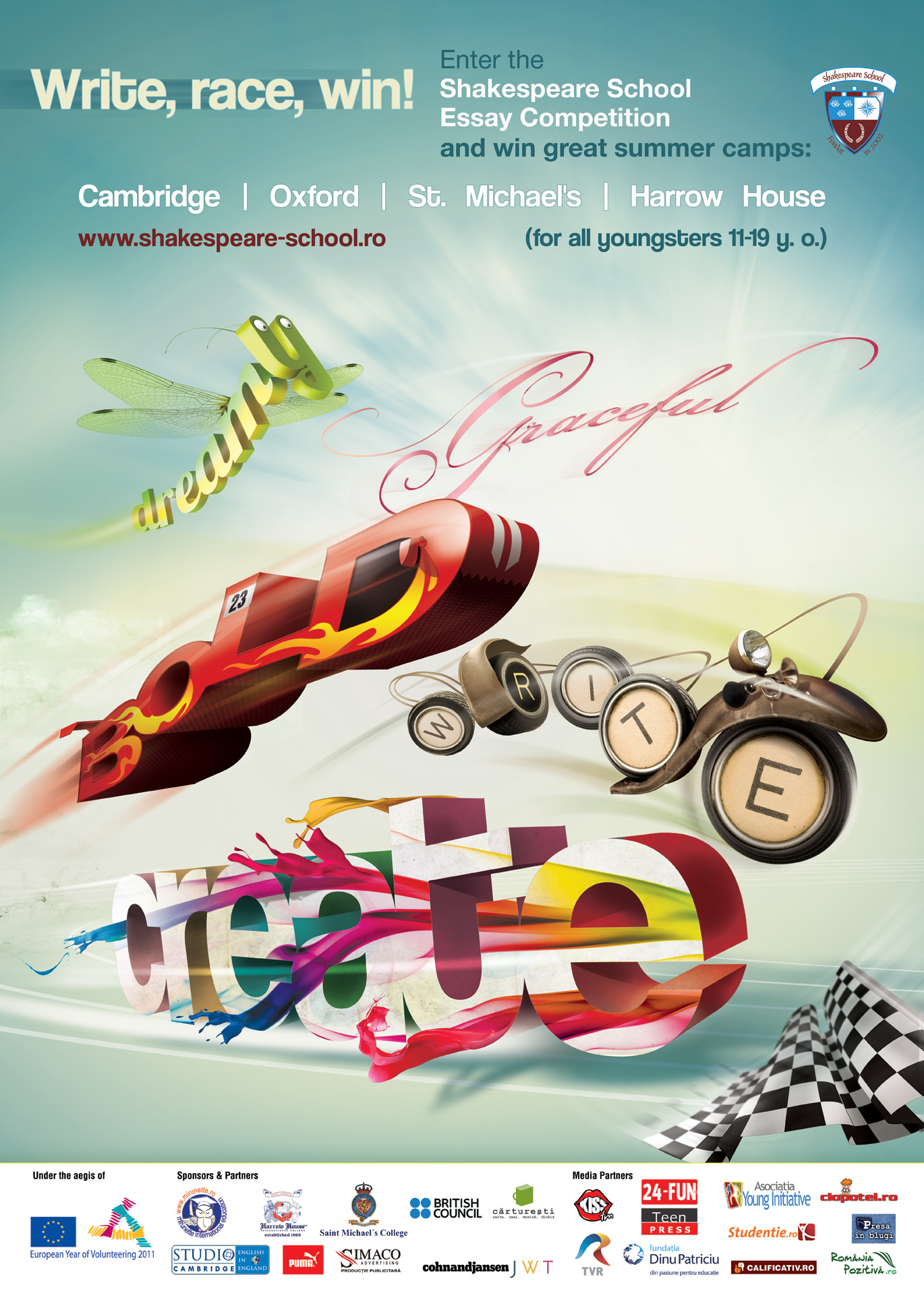 preview shakespeareschool race 48x68 fara(2) Află cum poţi câştiga o tabară internaţională în Marea Britanie