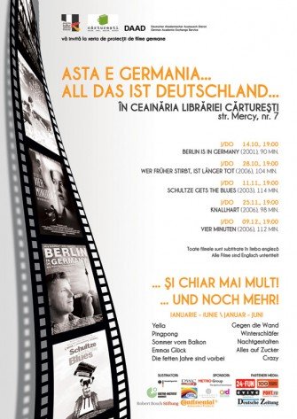 Proiecţii de filme germane @ Cărtureşti Timişoara : “Asta e Germania … şi chiar mai mult!”
