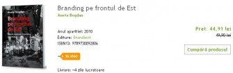 Lansare de carte: Branding pe frontul de Est, de Aneta Bogdan
