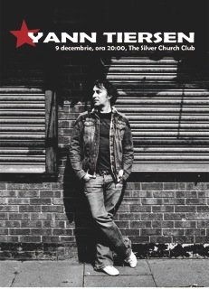 ARTmania prezintă Yann Tiersen pe 9 decembrie 2010 în Bucureşti la The Silver Church Club
