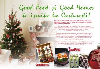Good Food şi Good Homes te invită la Cărtureşti