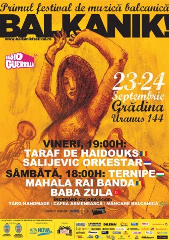 BALKANIK! Primul festival de muzică şi cultură balcanică
