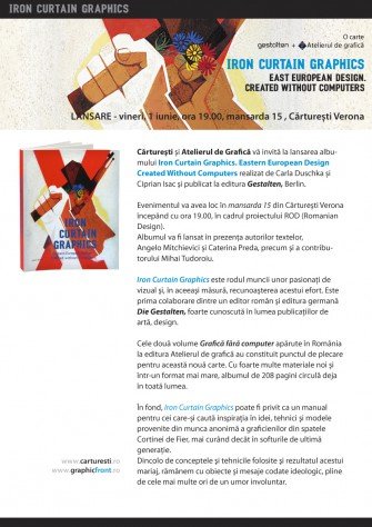 Lansare de carte. Iron Curtain Graphics. Eastern European Design Created