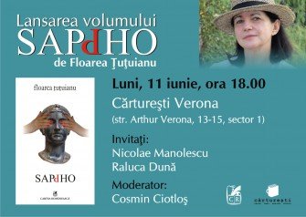 Lansarea volumului de poezie erotica Sappho, de Floarea Tutuianu, la Carturesti Verona