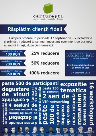 S-au deschis înscrierile la Iaşi Business Days!
