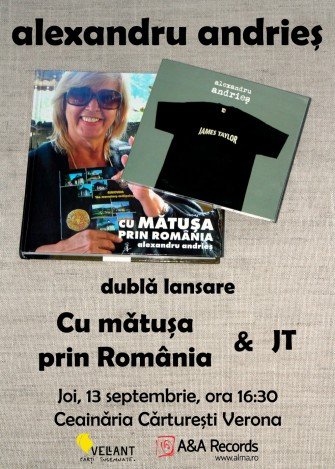 Călătorie prin România şi prin muzica lui James Taylor: dublă lansare Alexandru Andrieş