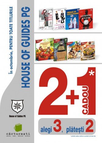 Promoție 2+1 House of Guides în octombrie