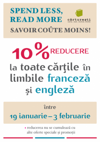 Spend less, read more