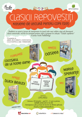 Clasicii repovestiţi. Ateliere de lectură pentru copii isteţi