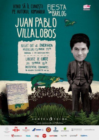 Juan Pablo Villalobos, copilul teribil al literaturii mexicane,  vine în Bucureşti şi Timişoara