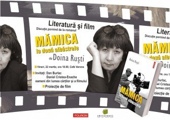 Literatură şi film cu Doina Ruşti la Café Verona