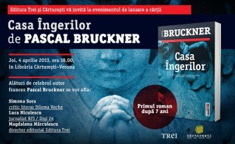 Pascal Bruckner lansează la București un nou roman: Casa Îngerilor