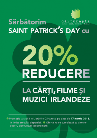 Reduceri de Saint Patrick’s