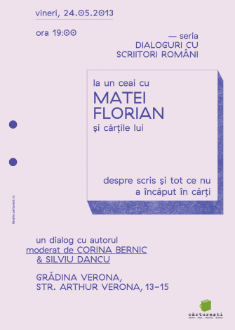 Dialoguri cu scriitori români, prima ediţie la Bucureşti