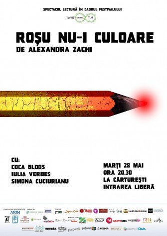 O seară de scurtmetraje şi noi piese de teatru în cadrul  Festivalului Scrie despre Tine