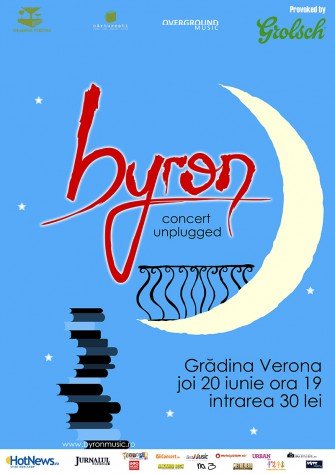 Concertele acustice de la Grădina Verona continuă: byron unplugged pe 20 iunie