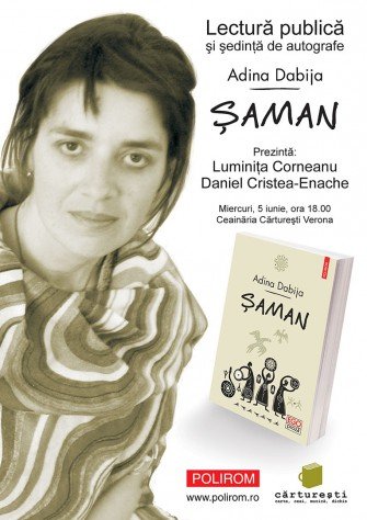 Lectura publica: Adina Dabija, Saman