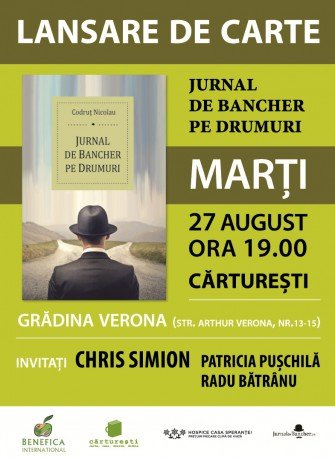 Lansare de carte – Jurnal de bancher pe drumuri, Codruț Nicolau