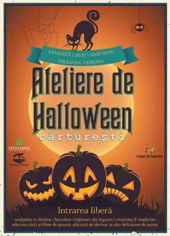 Ateliere de Halloween la Cărturești